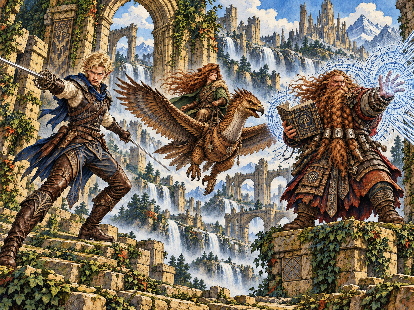 Sylthar, Loopie i Faragrim pośród ruin Barsaiwy